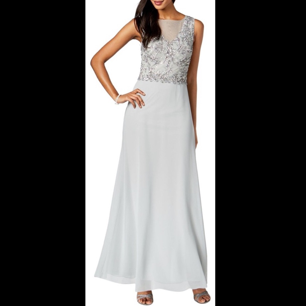 Silver gem gown